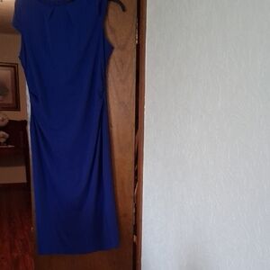 Zanzea Elegant Blue Midi Dress